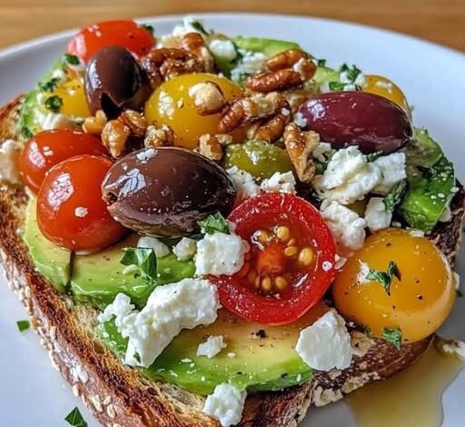 How to Make a Gourmet Mediterranean Avocado Toast at Home