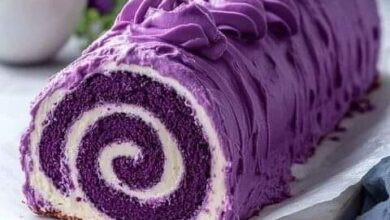 How to Make a Stunning Purple Yam (Ube) Swiss Roll Cake