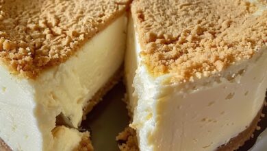 Golden Crumb Topped Baked Cheesecake: A Creamy Classic