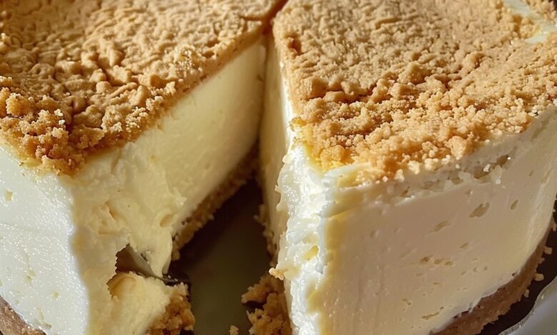 Golden Crumb Topped Baked Cheesecake: A Creamy Classic