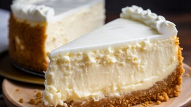 Classic New York-Style Cheesecake with a Buttery Graham Cracker Crust