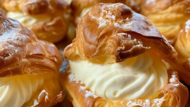 Perfect Cream Puffs: Light, Flaky Pastry Filled with Sweet Cream