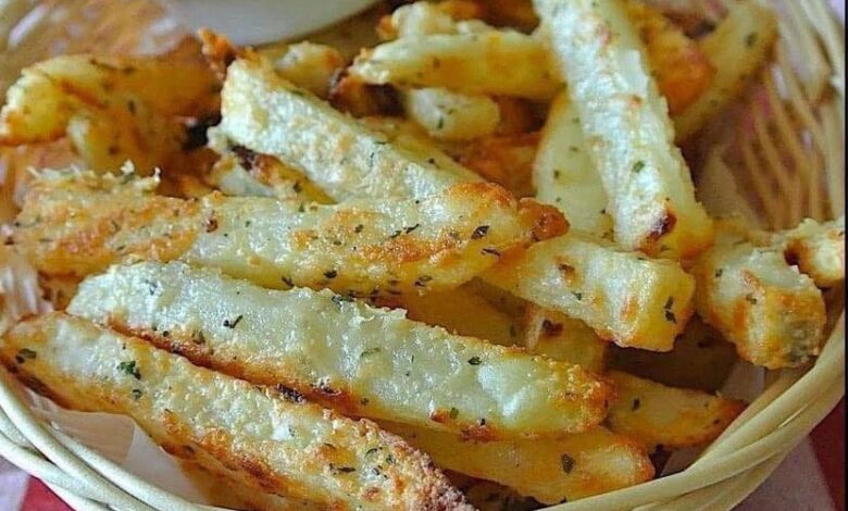 Baked Garlic Parmesan Fries – Crispy, Flavorful, and Guilt-Free