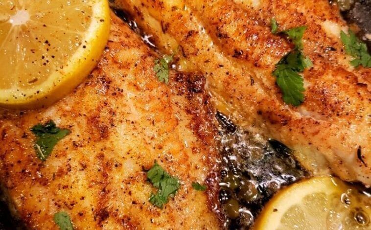 Pan-Seared Lemon Butter Fish – A Light and Flavorful Delight