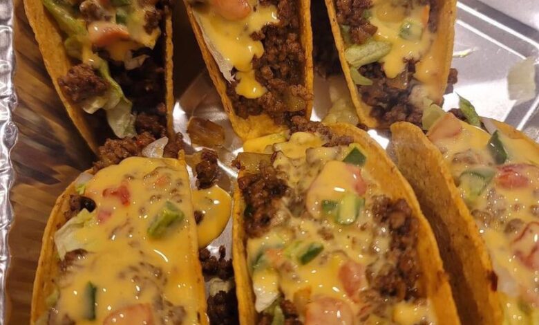 Cheesy Beef Tacos – A Crowd-Pleasing Favorite